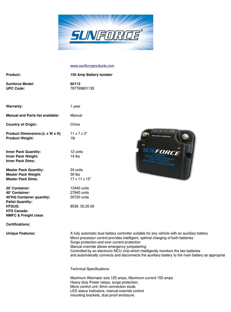 Sunforce 60113 User manual Sunforce 60113 User manual