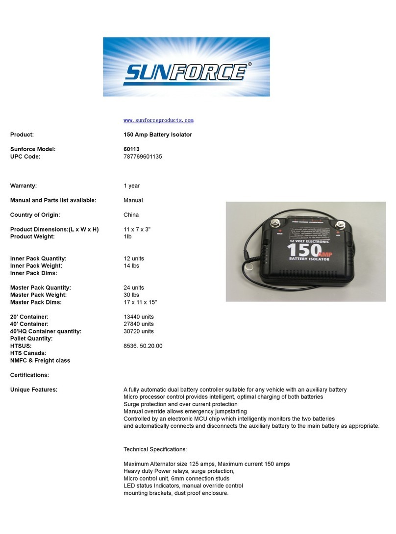 Sunforce 60113 User manual