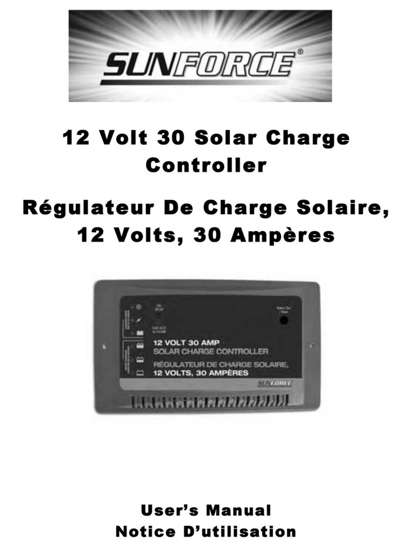 Sunforce 12 Volt 30 Amp Digital Solar Charge... user manual Sunforce 12 Volt 30 Amp Digital Solar Charge... user manual