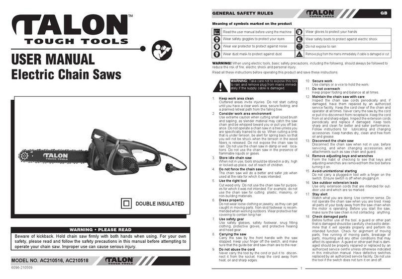 Talon AC210516 User manual