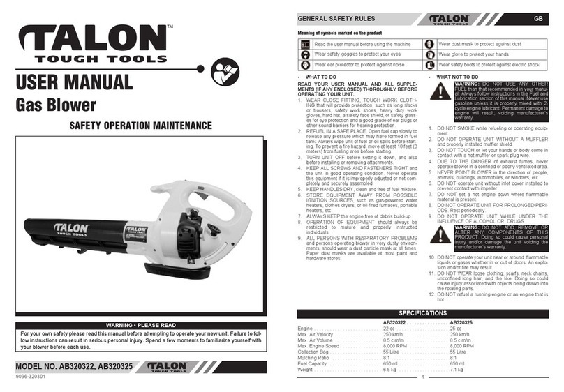 Talon AB320322 user manual