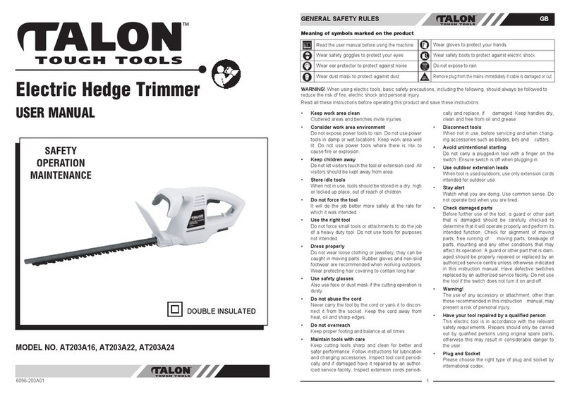 Talon Tools AT203A16 user manual