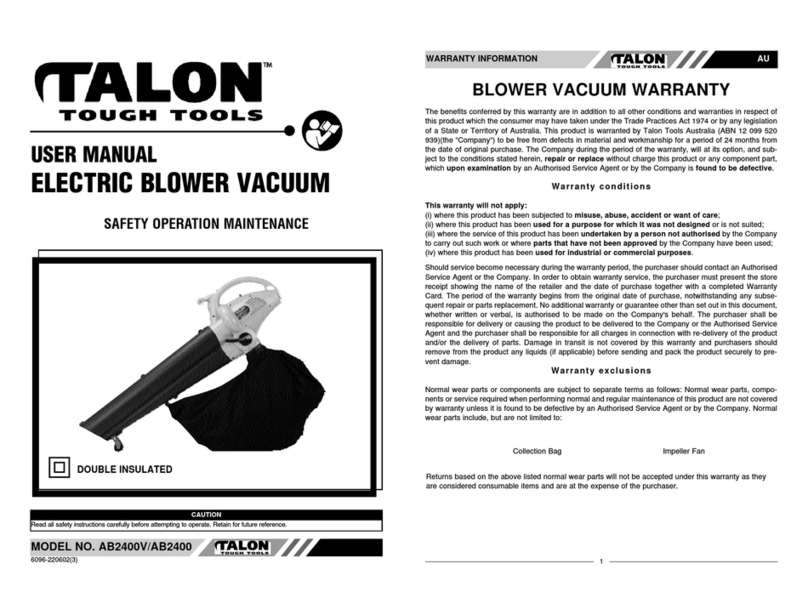 Talon Tools AB2400 user manual