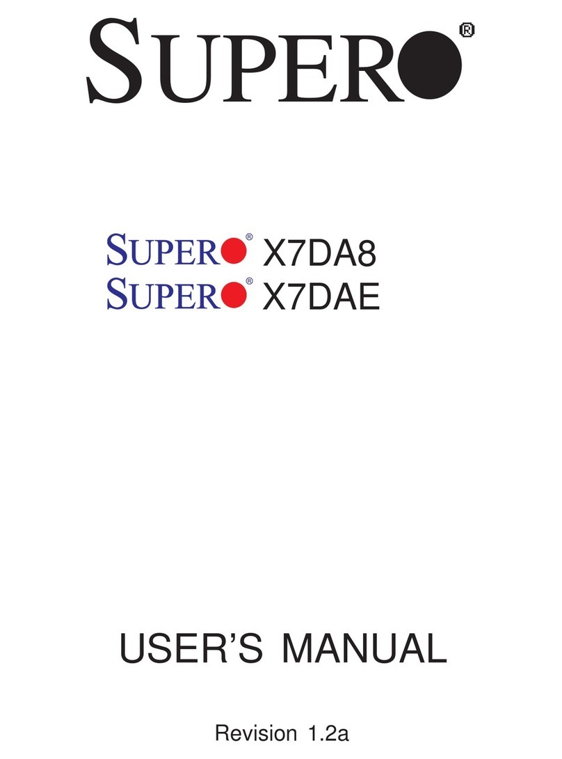 Supero Supero X7DAE User manual
