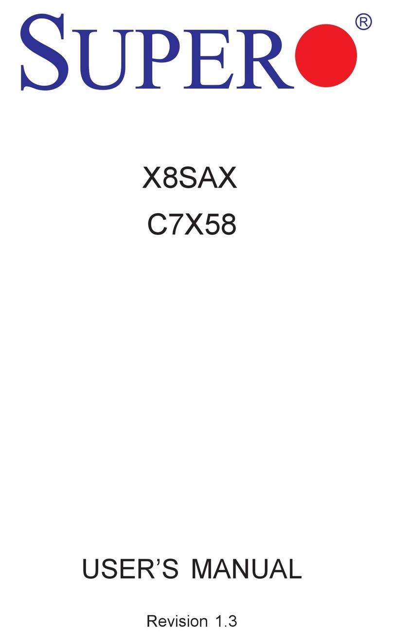 Supero X8SAX User manual