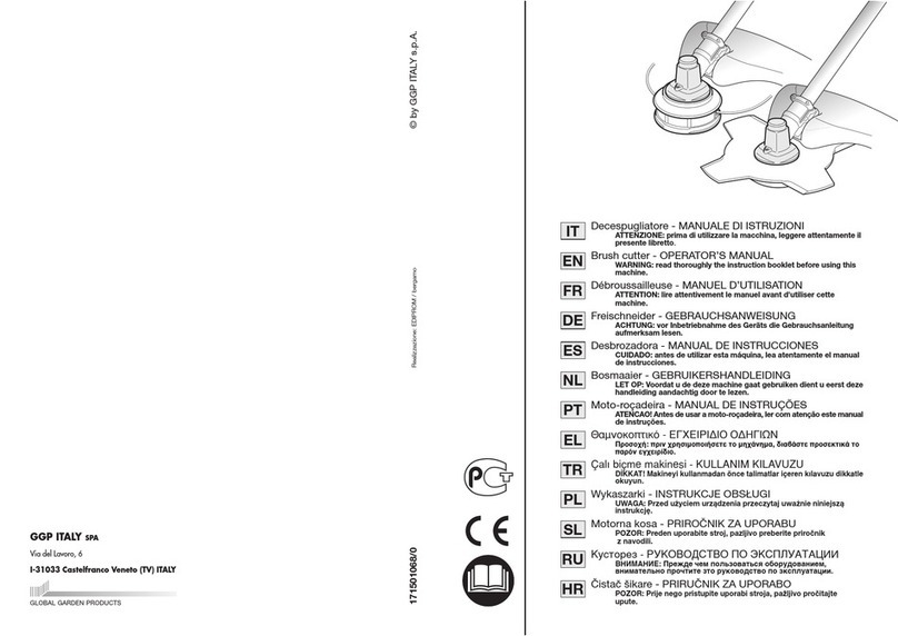 GGP ITALY SPA Brush cutter Operator's manual