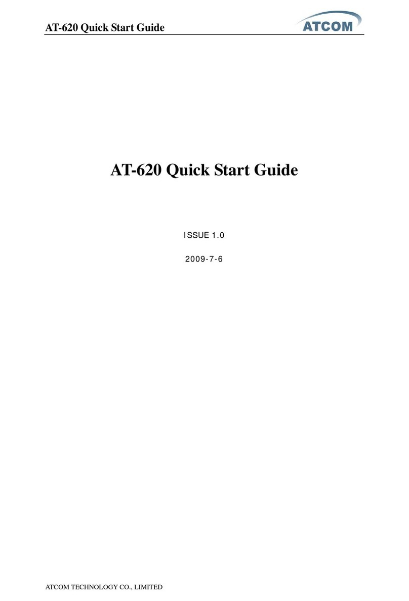 ATCOM AT-620 quick start guide