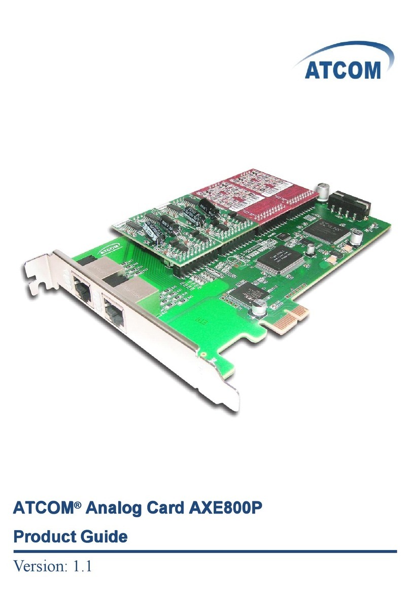 ATCOM AXE-800P Product guide