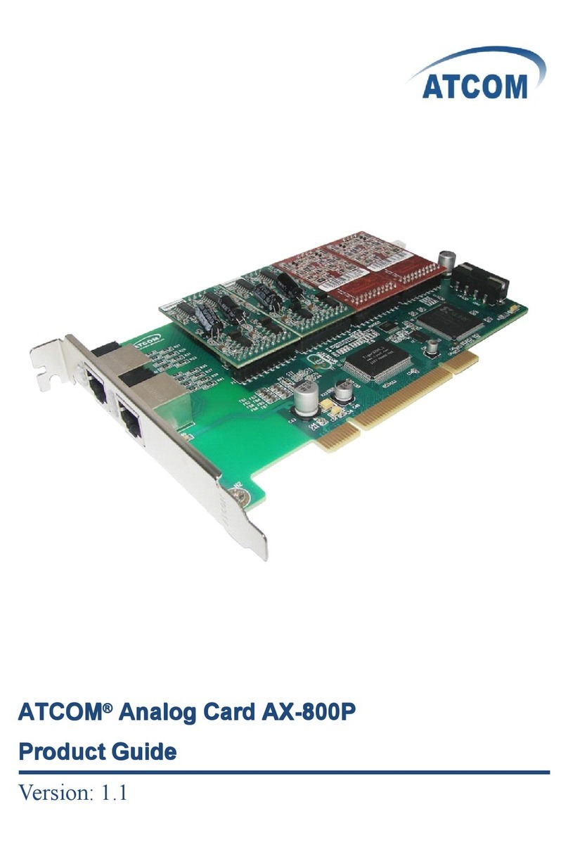 ATCOM AX-800P User manual