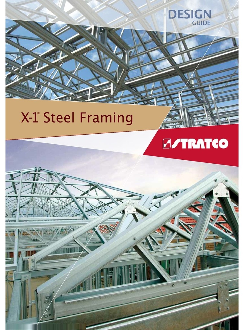 Stratco X-1 Steel Framing Design guide
