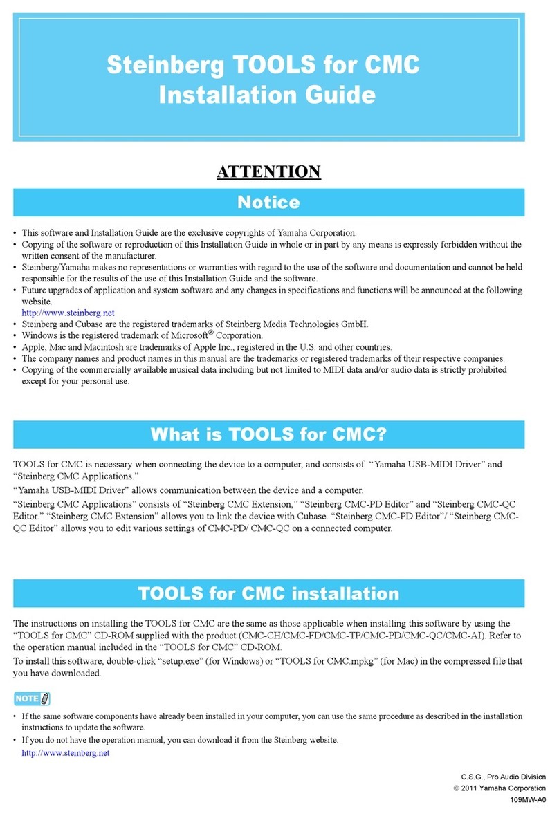 Steinberg TOOLS for CMC installation guide