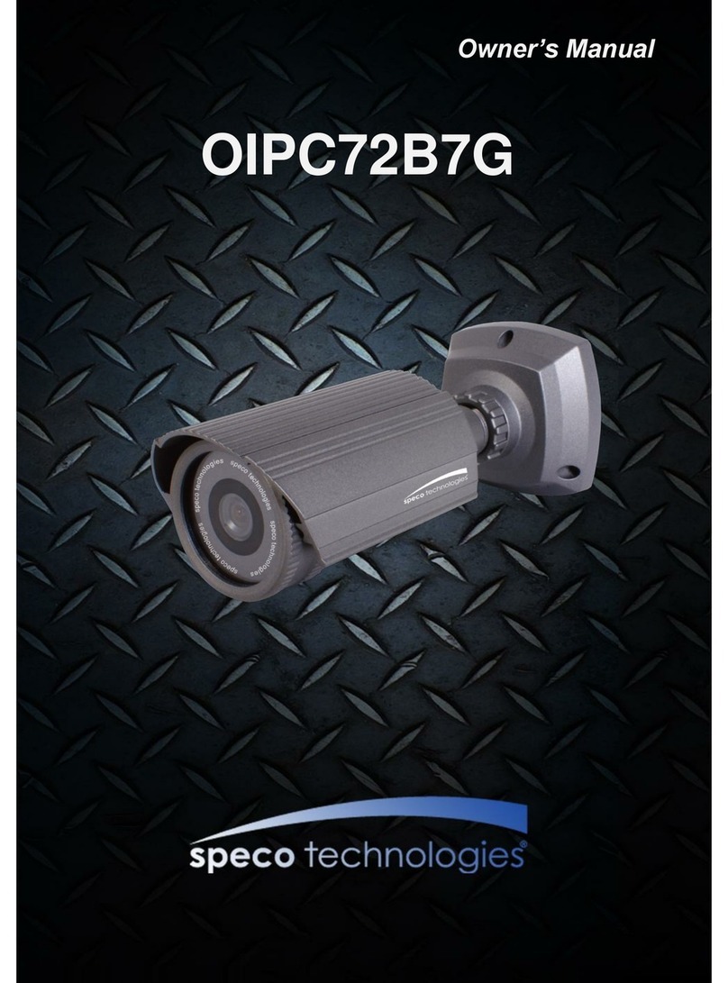 Speco OIPC72B7G owner's manual