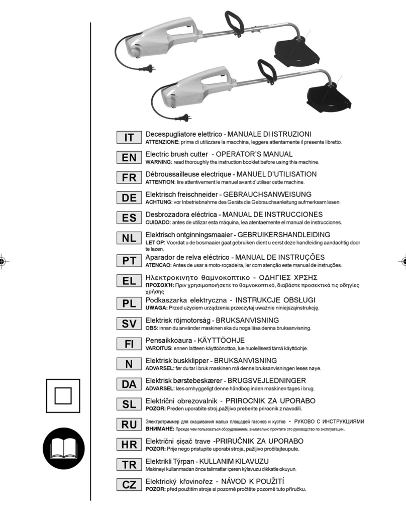 GGP ITALY SPA ETR 750 Operator's manual
