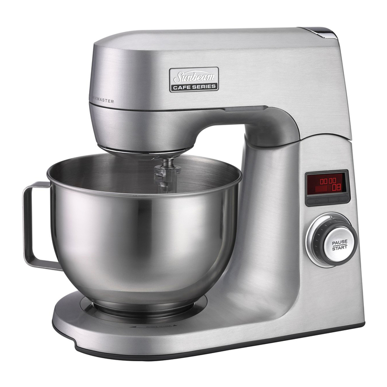 Sunbeam PLANETARY MIXMASTER MX9200 Instruction/recipe booklet