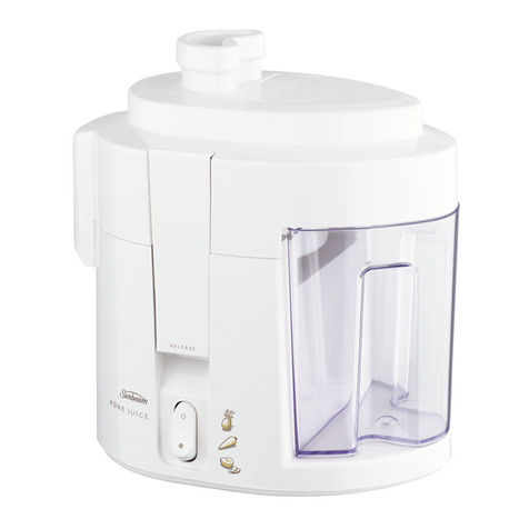 Sunbeam Pure Juice JE4700 User manual