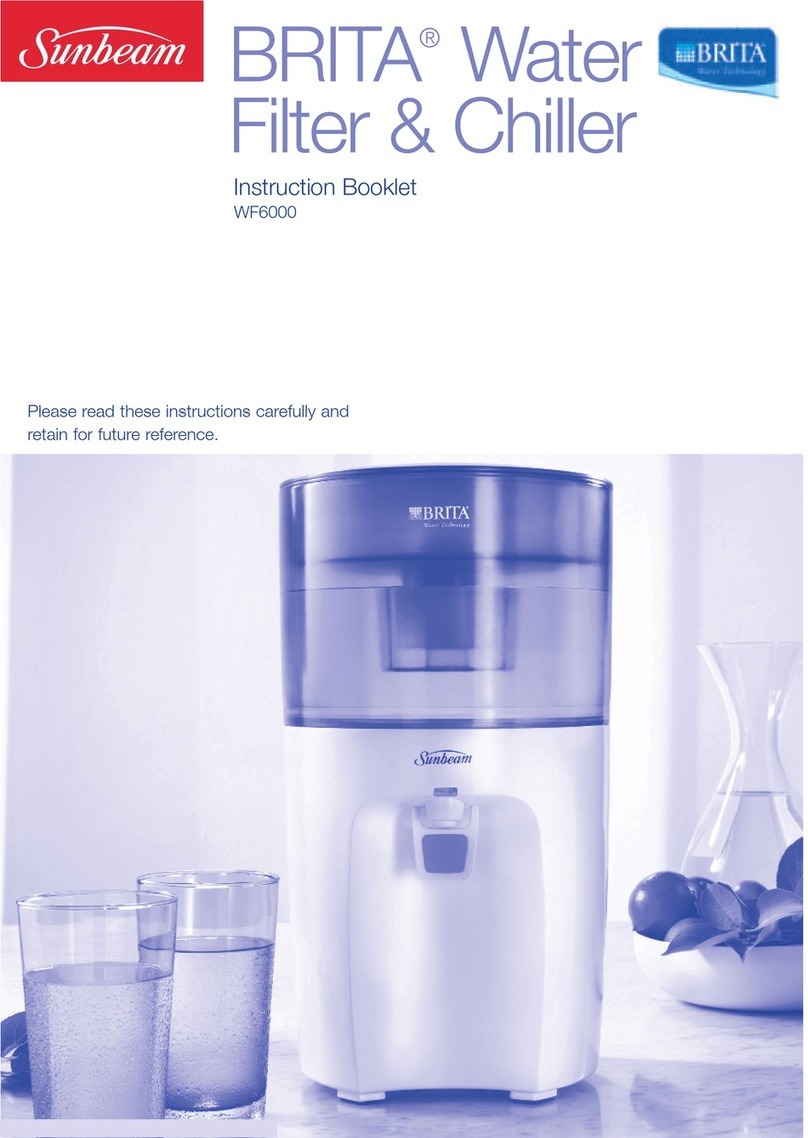 Sunbeam Brita WF6000 Instruction booklet