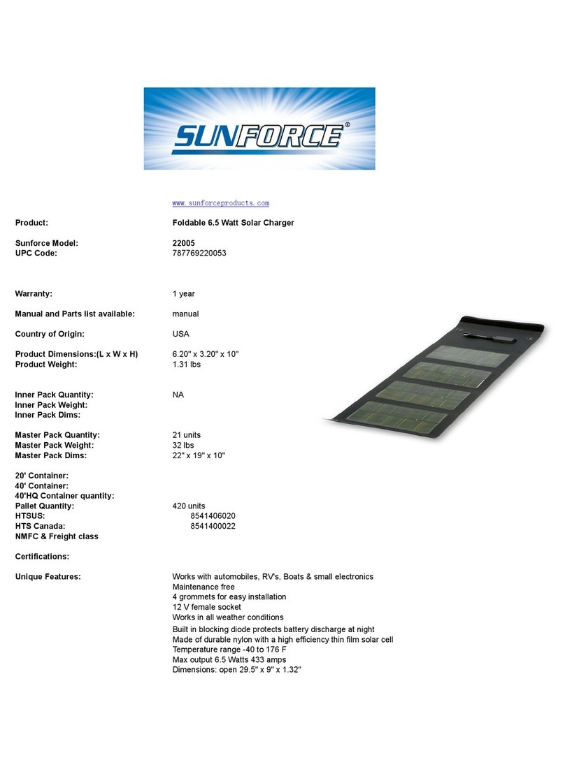 Sunforce 22005 manual&nbsp;