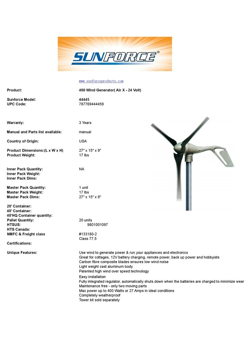 Sunforce 44445 User manual