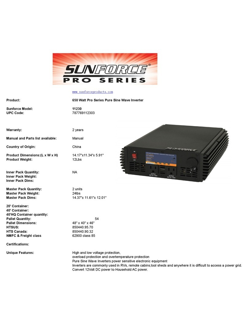 Sunforce PRO SERIES 11230 manual&nbsp;