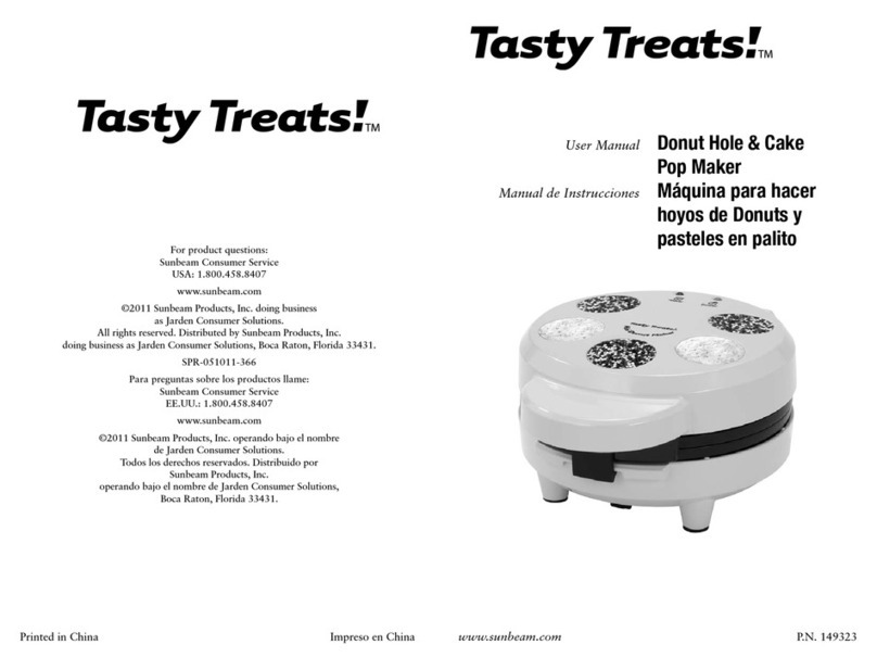Sunbeam Tasty Treats! User manual