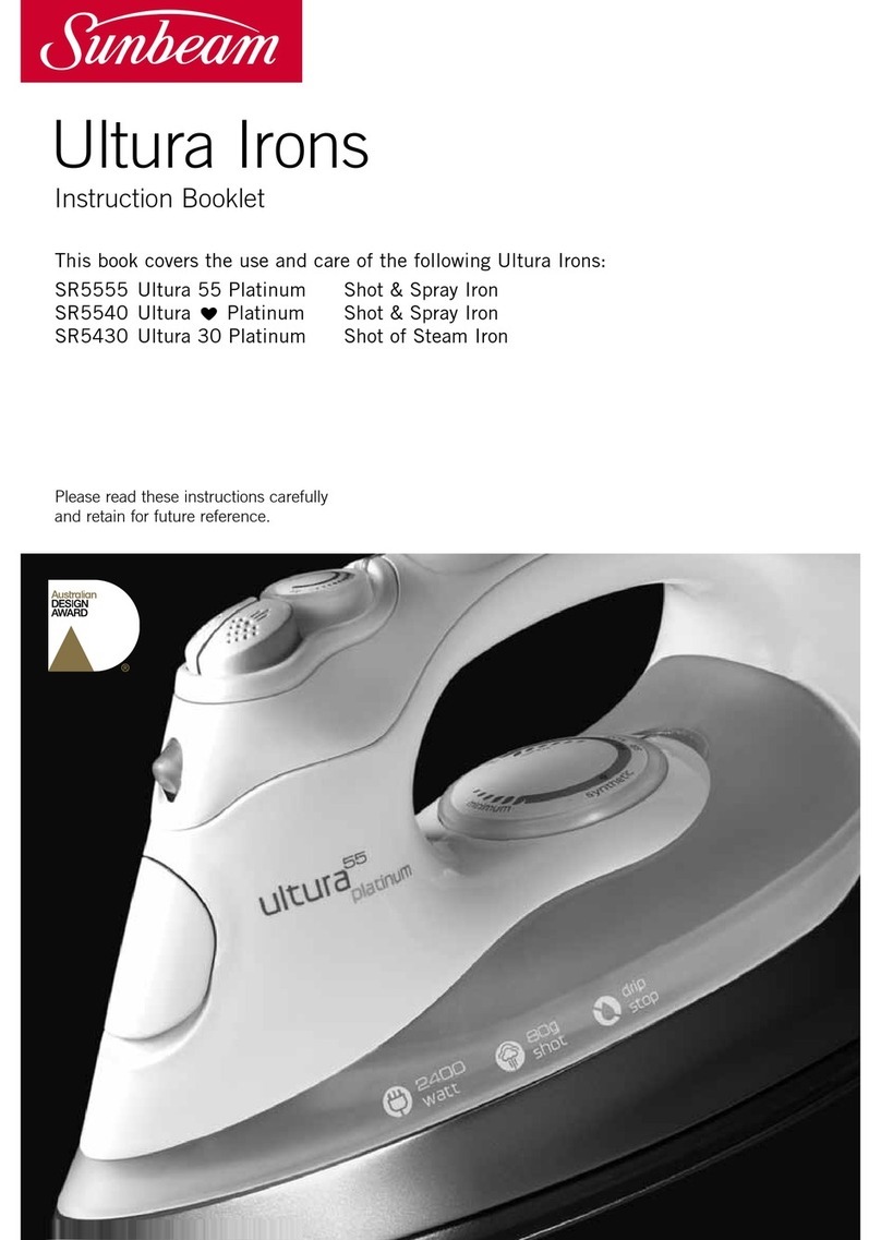 Sunbeam Ultura SR5555 User manual