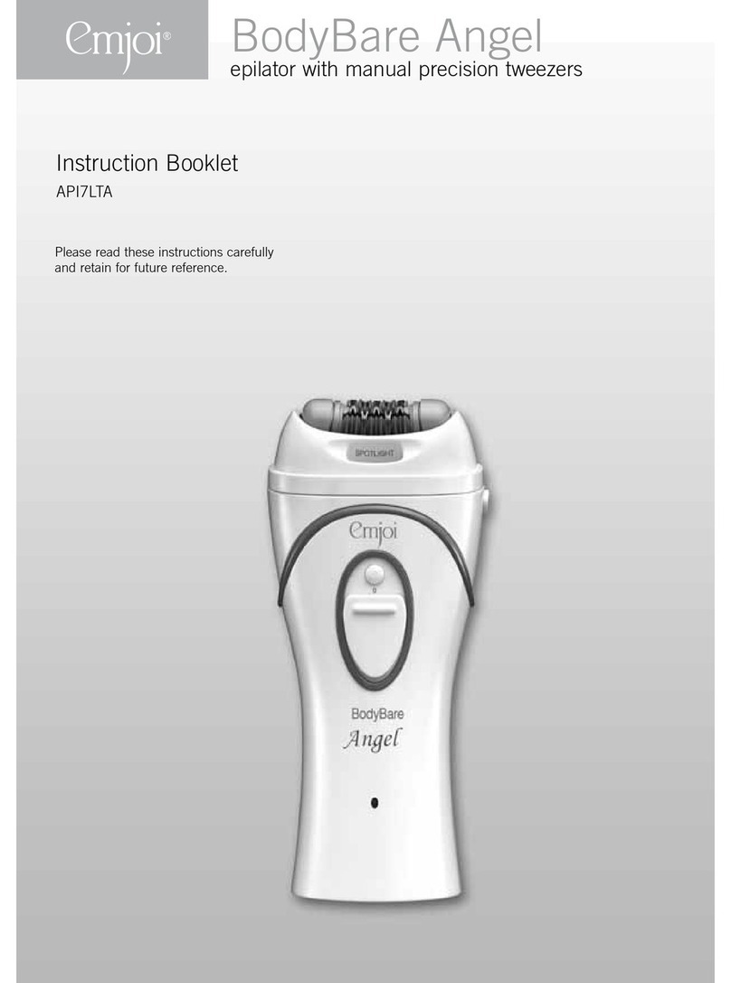 Emjoi BodyBare Angel API7LTA Instruction booklet