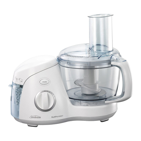 Sunbeam MultiProcessor LC6250 User manual