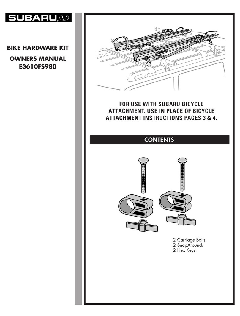 Subaru E3610FS980 User manual