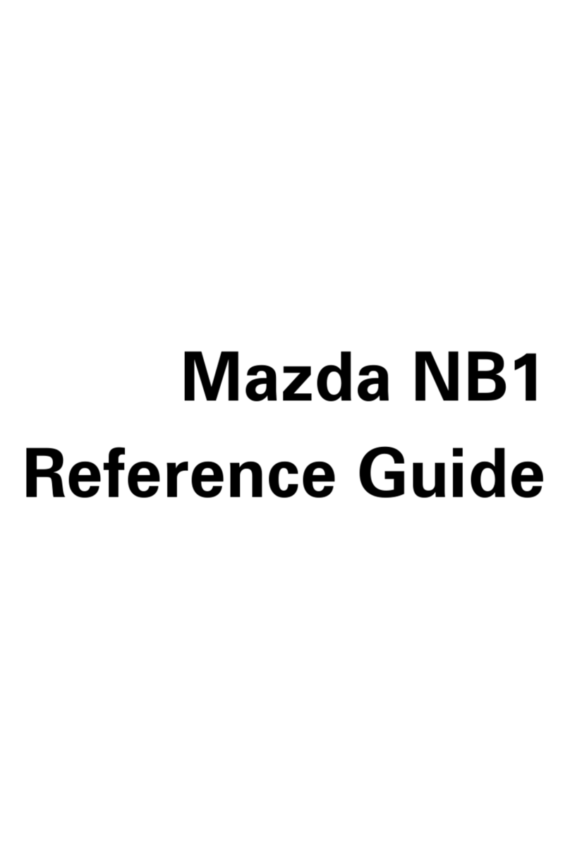 TomTom Mazda NB1 User manual