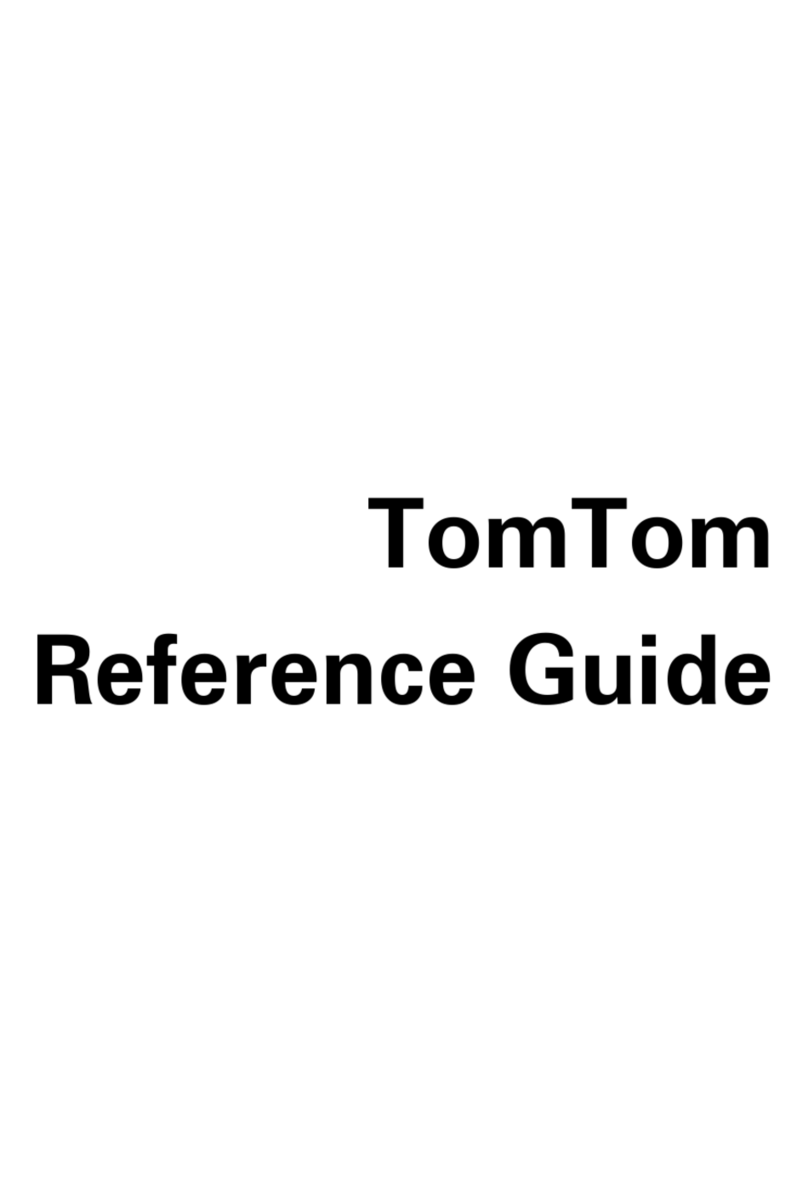 TomTom NAVIGATION SYSTEM User manual