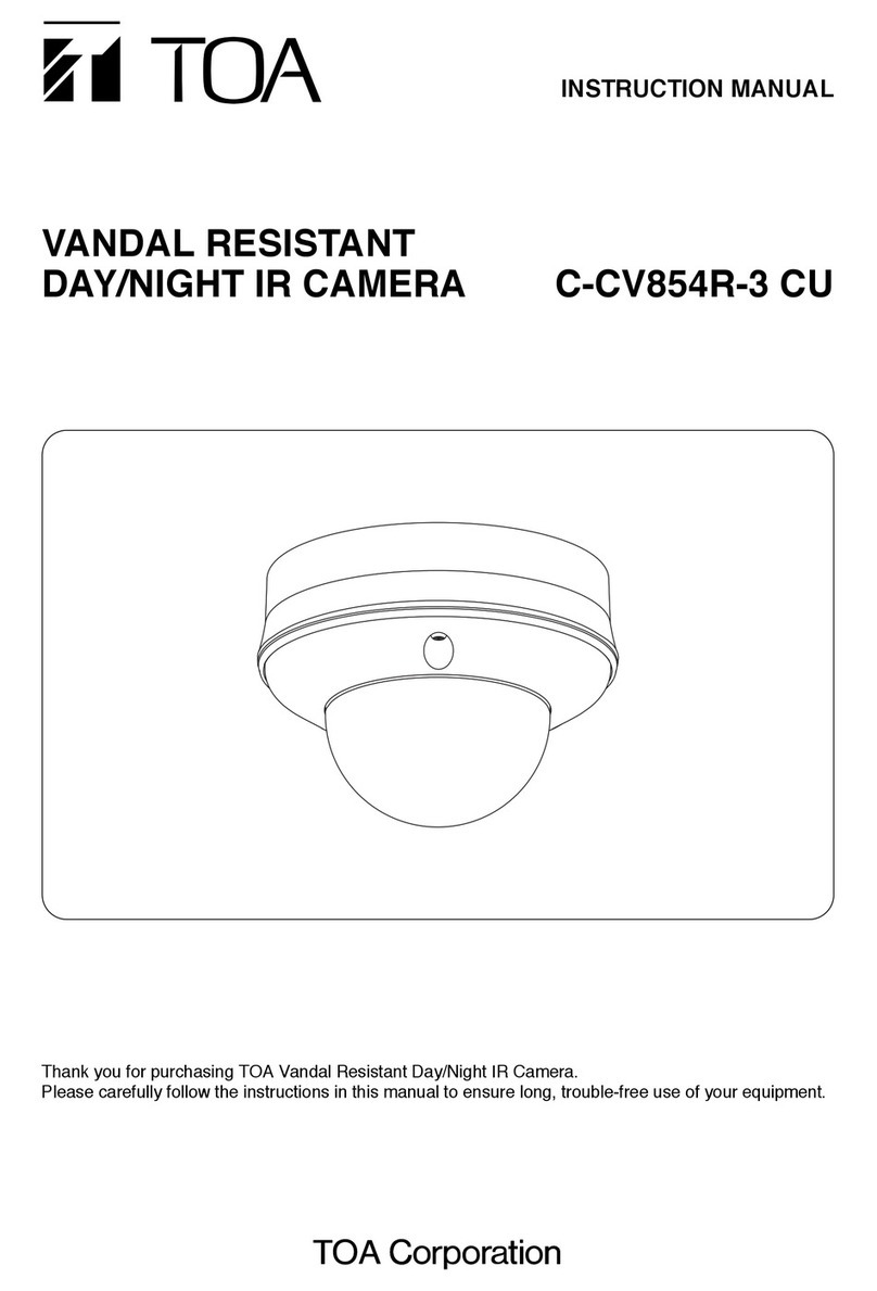 Toa C-CV854R-3 CU instruction manual