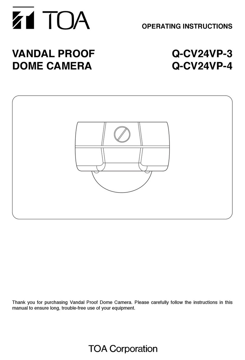 Toa Q-CV24VP-3 operating instructions