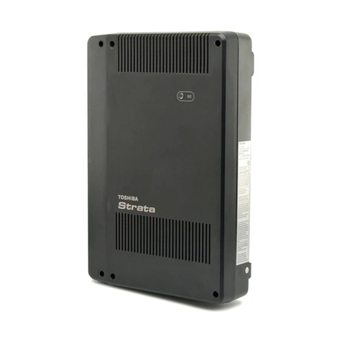 Toshiba Strata CIX40 R5.2 Software - R1 ~ R3... Installation and maintenance manual Toshiba Strata CIX40 R5.2 Software - R1 ~ R3... Installation and maintenance manual