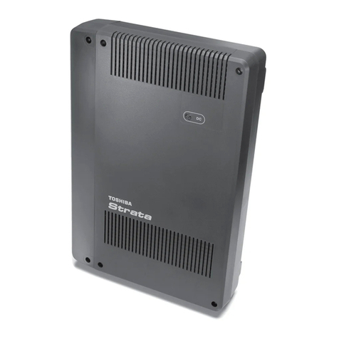 Toshiba Strata CIX40 Operating and maintenance instructions