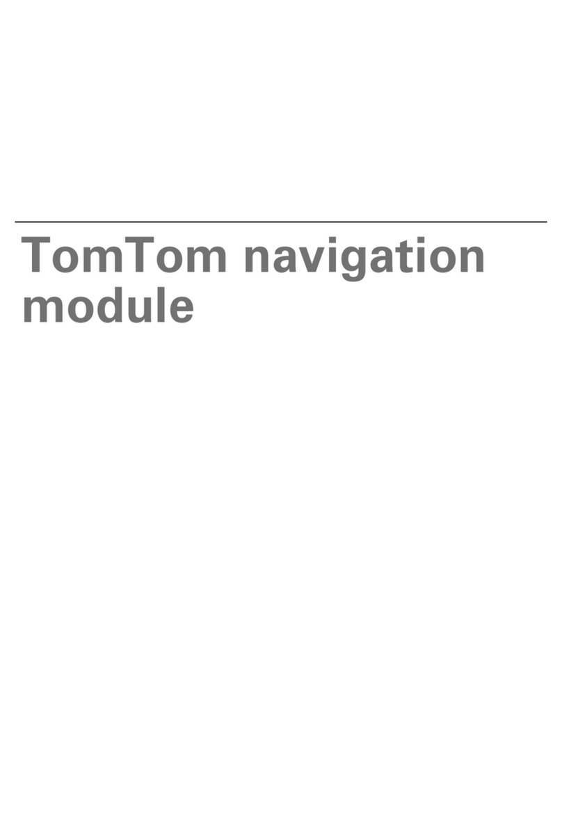 TomTom navigation module User manual