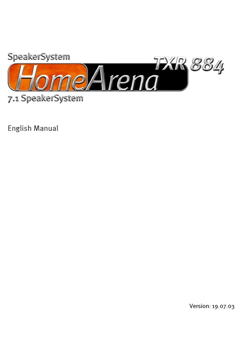 TerraTec HomeArena TXR 884 User manual