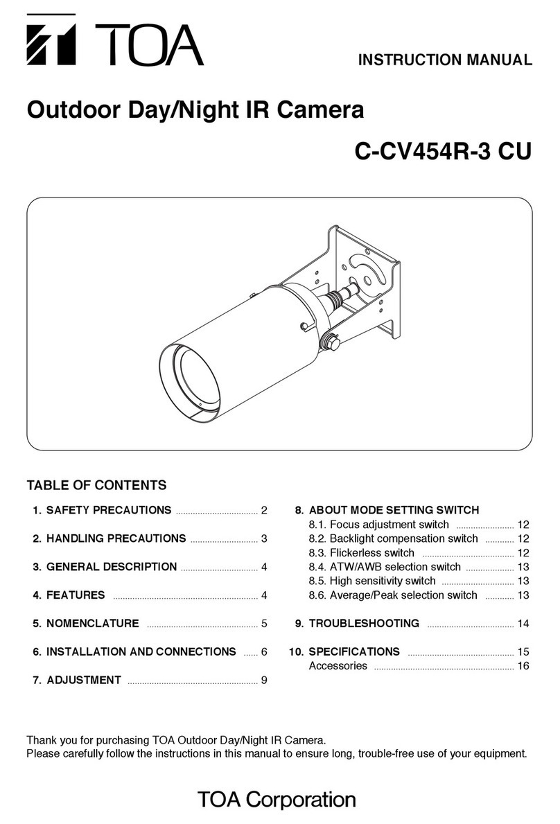 Toa C-CV454R-3 CU instruction manual