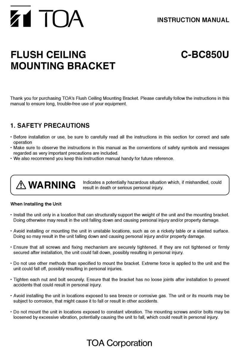 Toa C-BC850U User manual