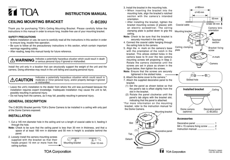 Toa C-BC20U User manual