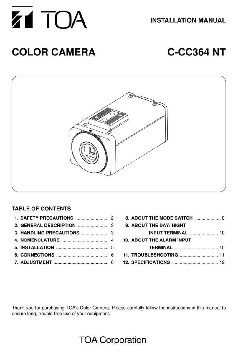 Toa C-CC364 NT User manual