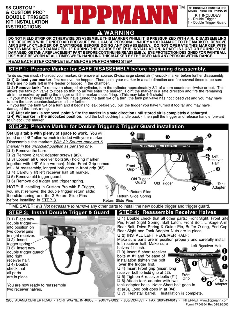 Tippmann 98 Custom Basic User manual