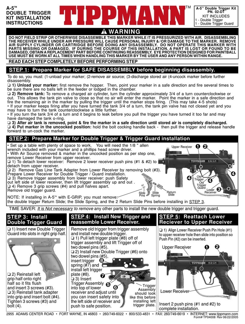 Tippmann A-5 RESPONSE User manual