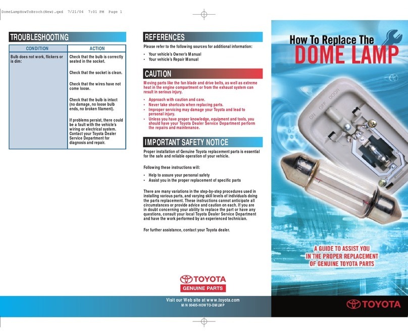 Toyota All Toyota Models Replacement guide Toyota All Toyota Models Replacement guide