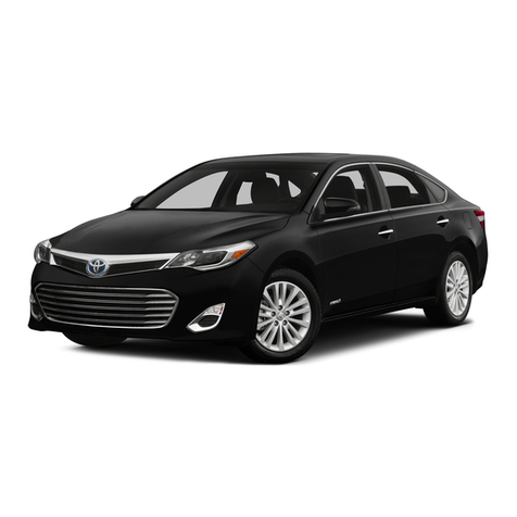 Toyota AVALON HYBRID 2013 User manual