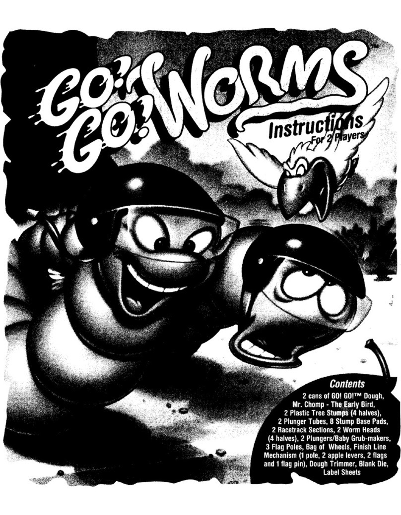 Hasbro Go! Go! Worms instructions