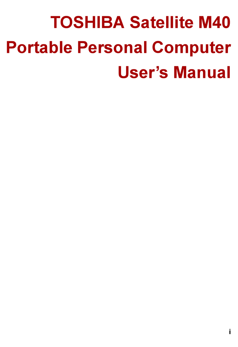 Toshiba SATELLITE M40 Series User manual