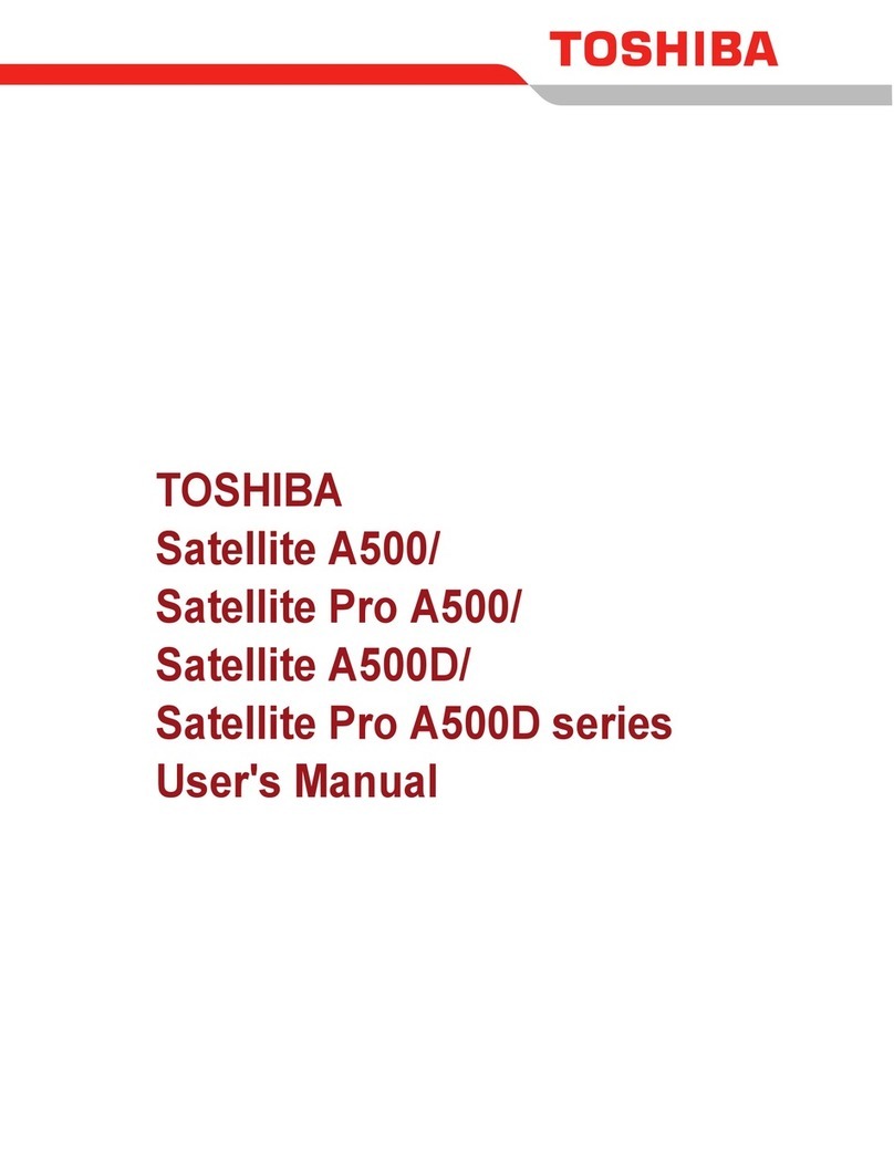 Toshiba Satellite A500 Series user manual