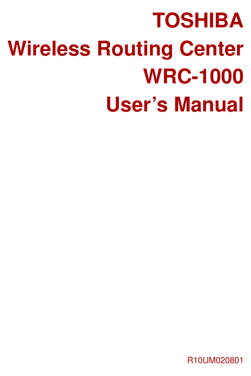 Toshiba WRC-1000 user manual