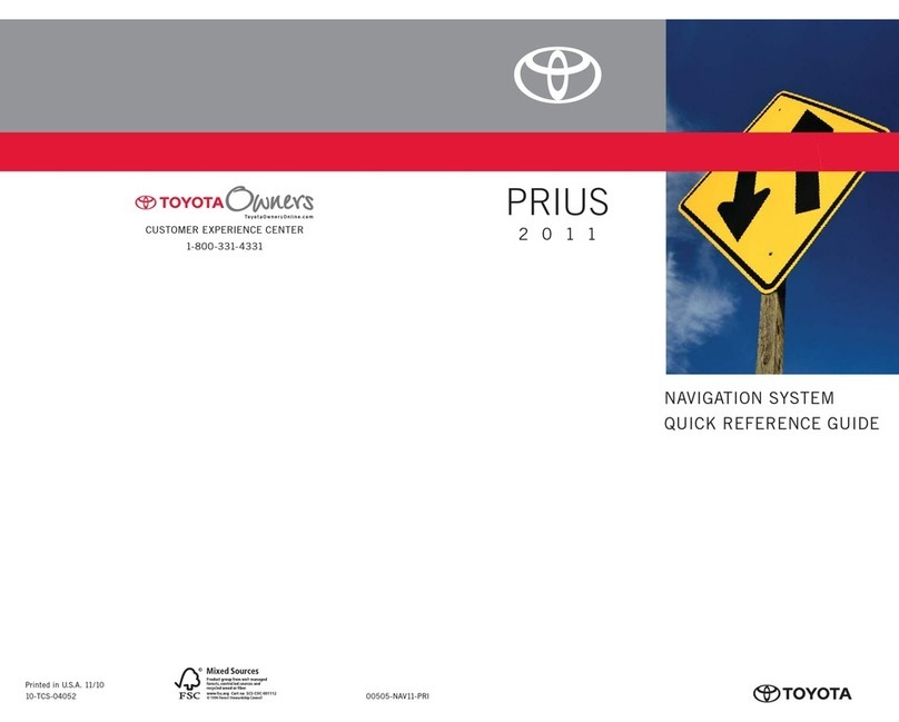 Toyota Prius 2011 Quick reference guide