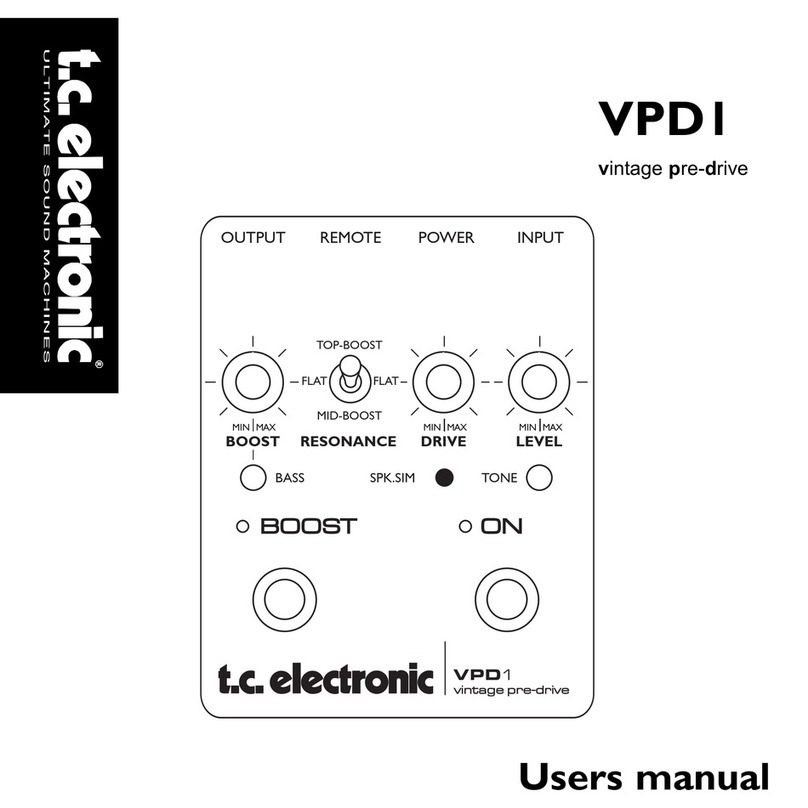 TC Electronic VPD I User manual